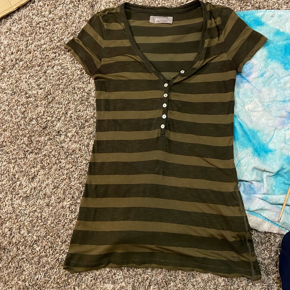 Bella Swan Slub Henley Custom Dyed